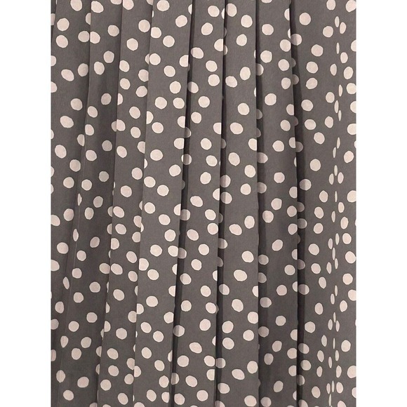 Ann Taylor LOFT Skirt Size 8 Polka Dot Pleats Short Mini School Work Party NWOT - Picture 4 of 16